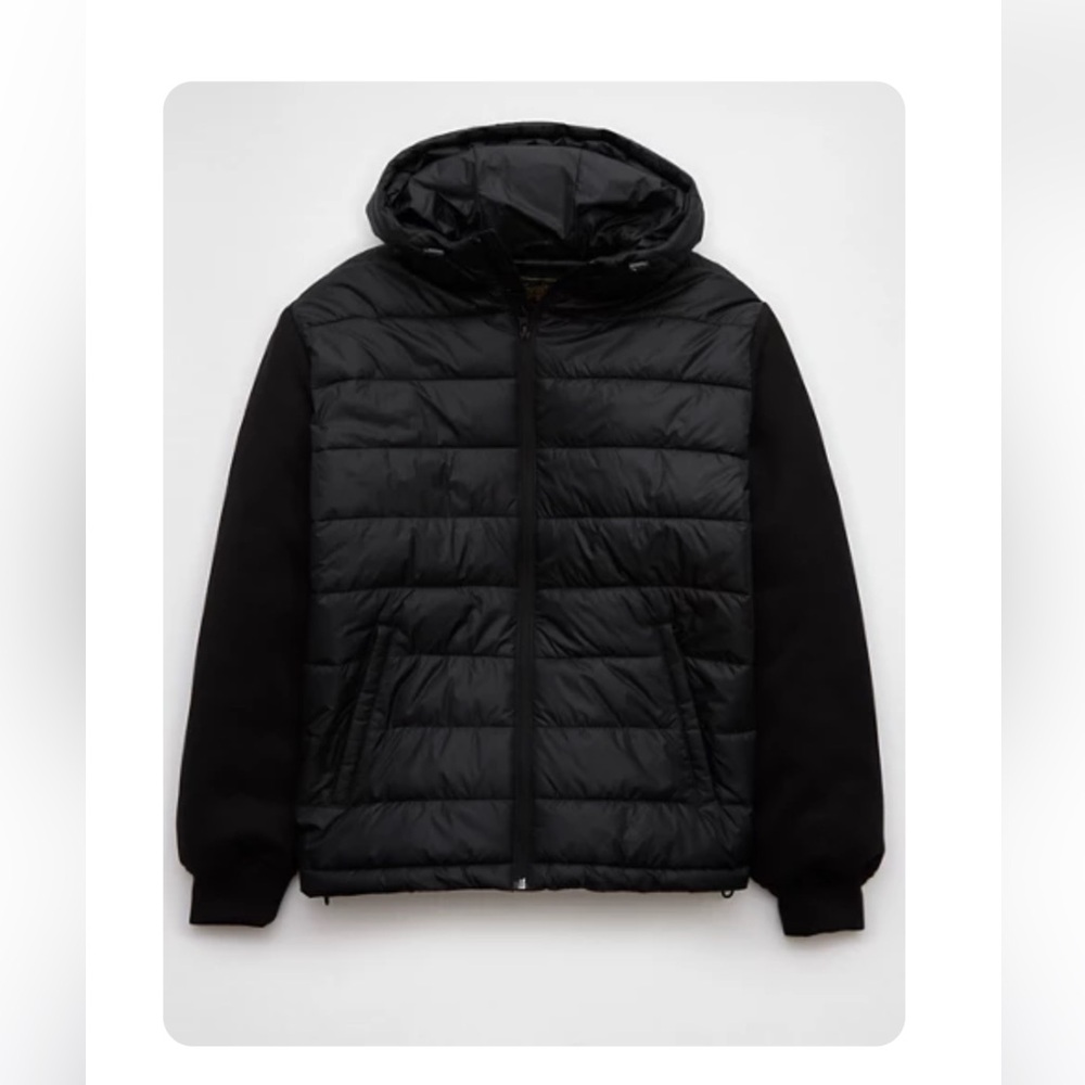 NWT American Eagle 🦅 Outfitters Hooded Stadium Puffer Jacket